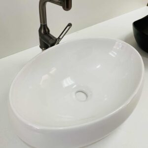 LH LAVABO LUXU FERRARA OVAL BLANCO 47X35X15