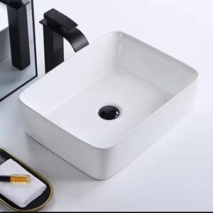 LH LAVABO LUXU ARGENTA RECTANGULAR BLANCO 60X34X10